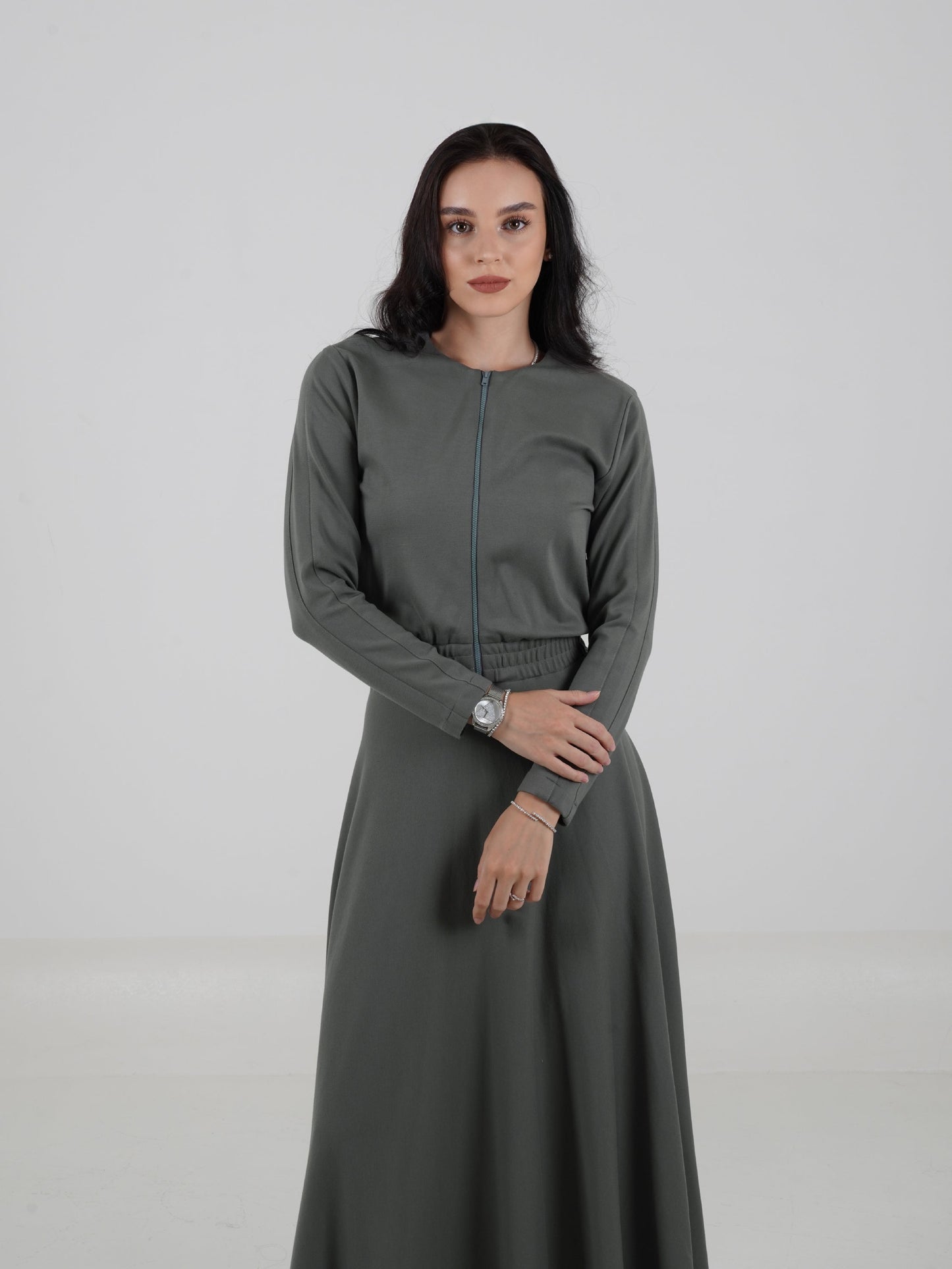 Motion Dress — Grey