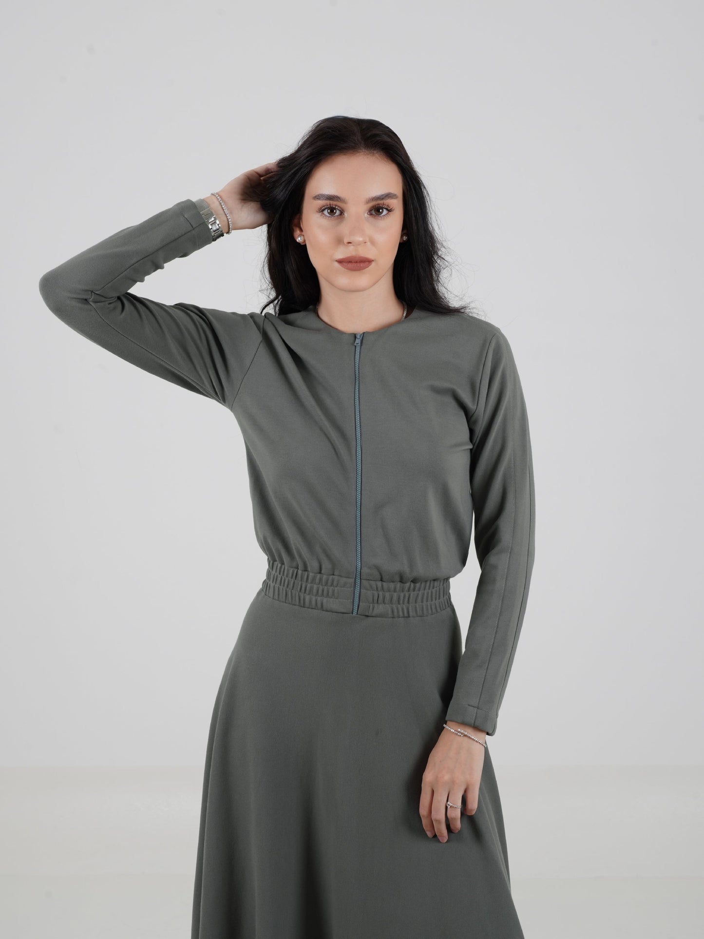 Motion Dress — Grey