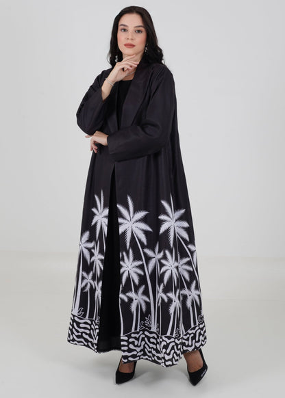 The Palm Abaya — Black