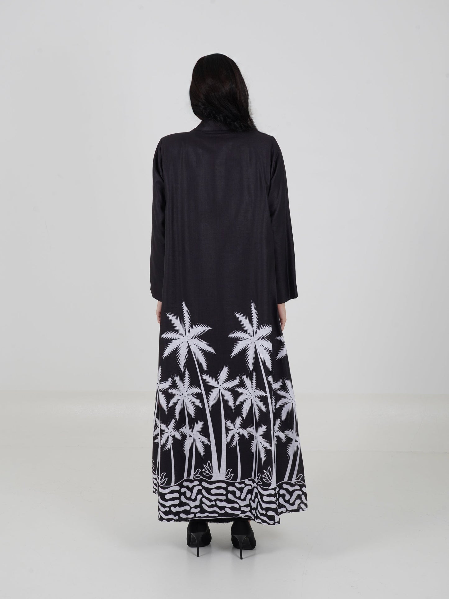 The Palm Abaya — Black